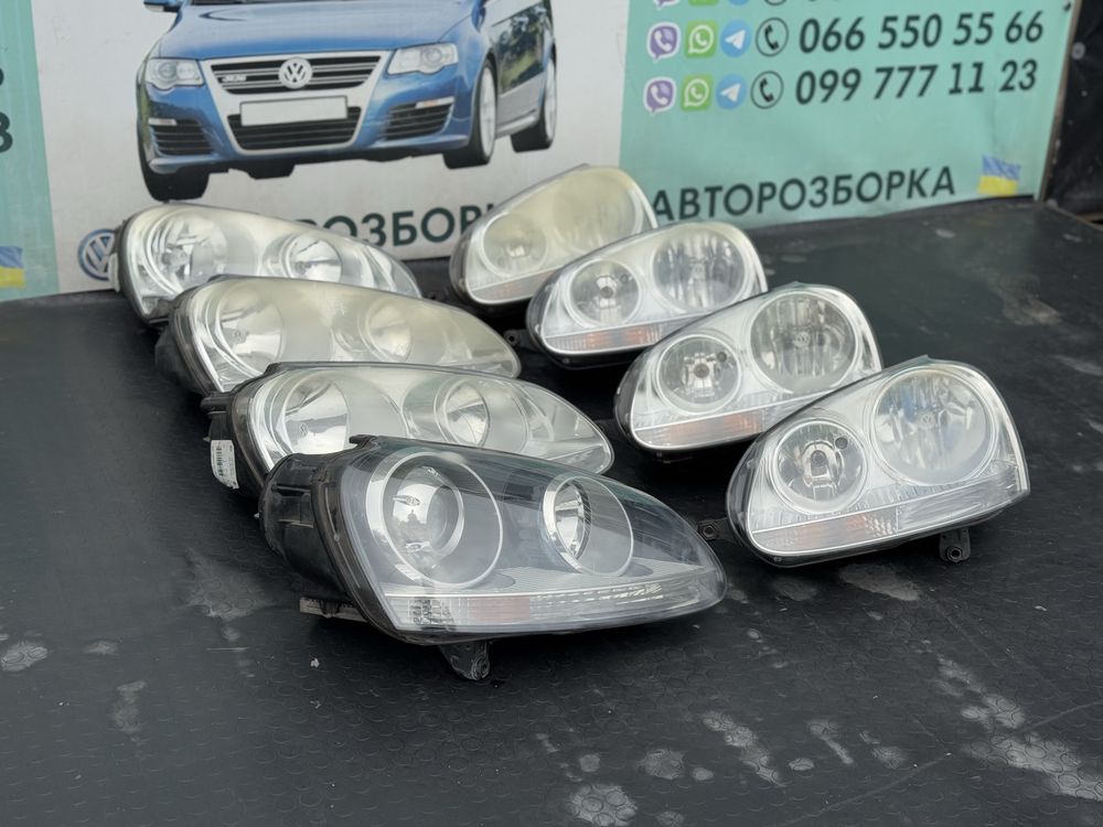 фари фара Фольксваген гольф 5 golf 5 jetta фонарь оптика ксенон фары