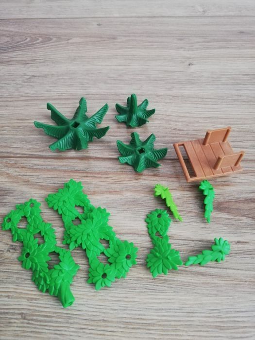 Rośliny roślinki drzewka zielone części playmobil