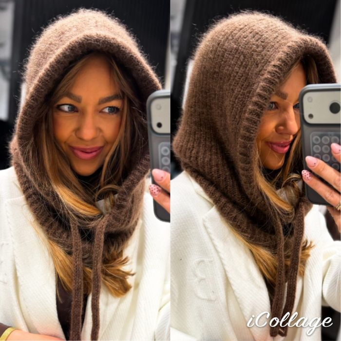 By o la la balaklava kapturek / czekoladowa