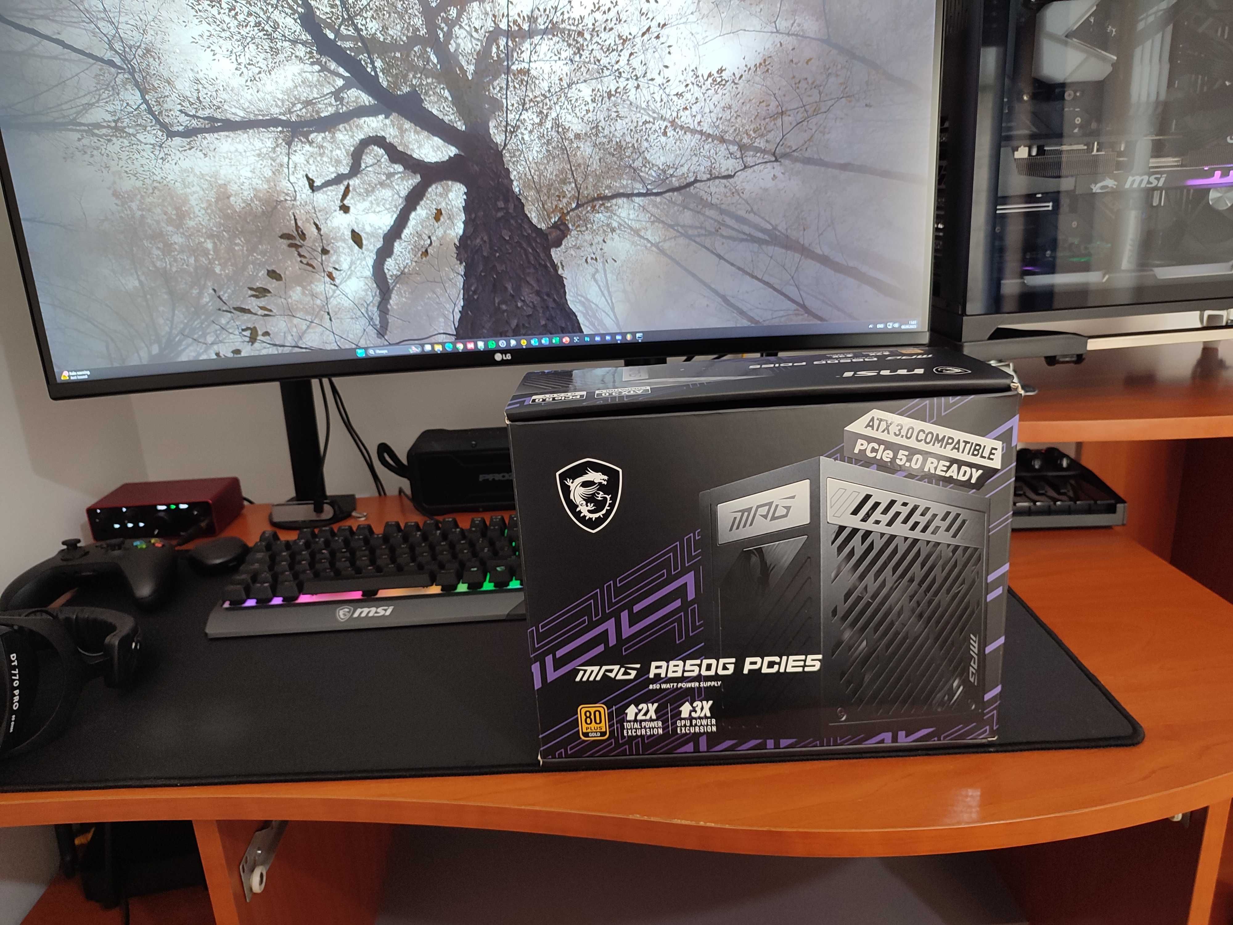 MSI MPG A850G / PCIe 5.0–850W 80 Plus Gold, Full Modular