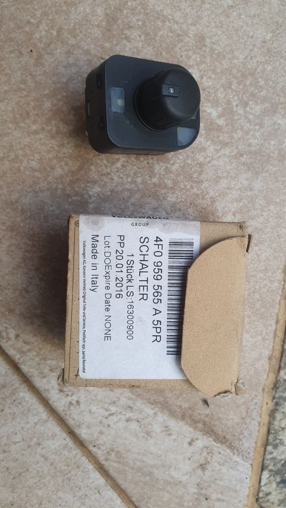 Botão de espelhos audi a3 8p