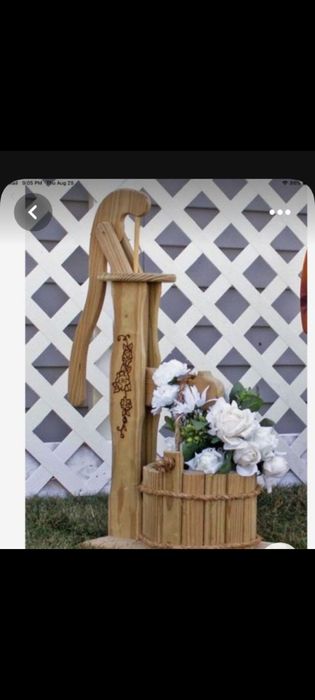 Декоративна криниця,вироби з дерева,дерев'яні вироби