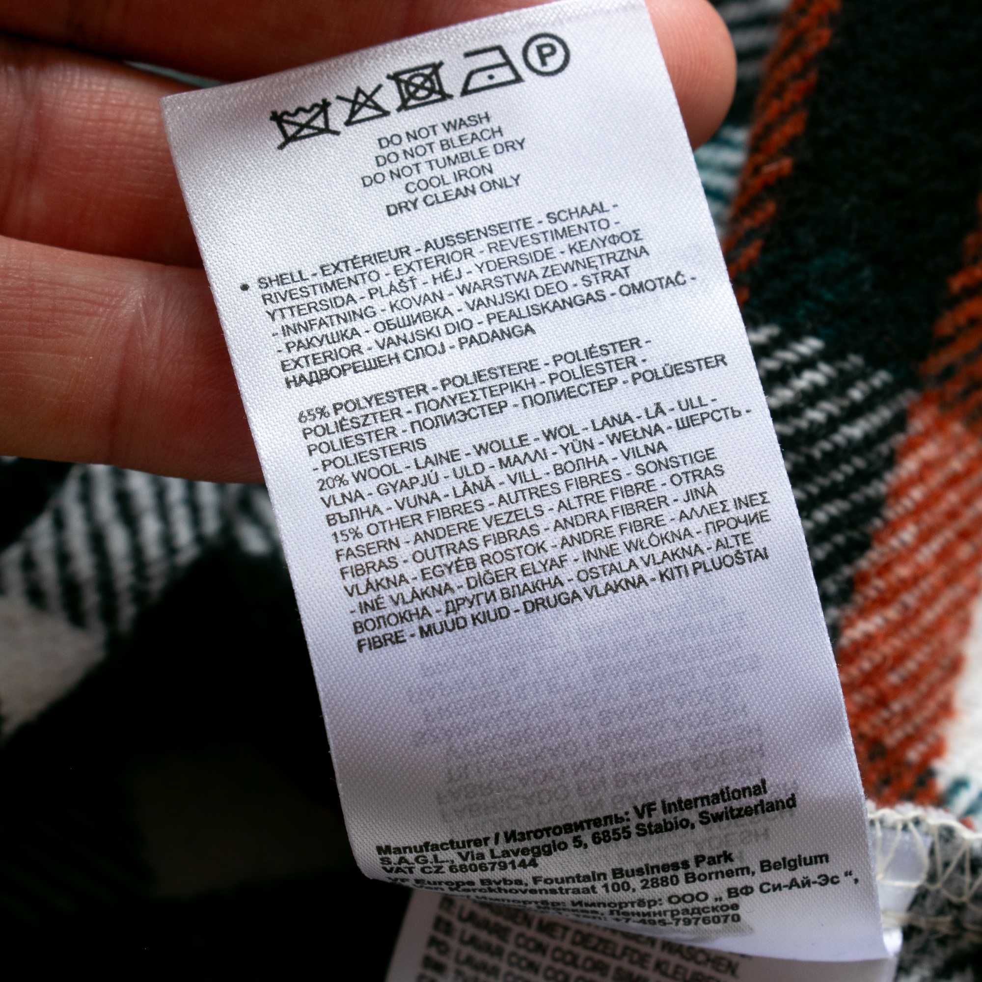Dickies gruba koszula flanelowa w kratę L
