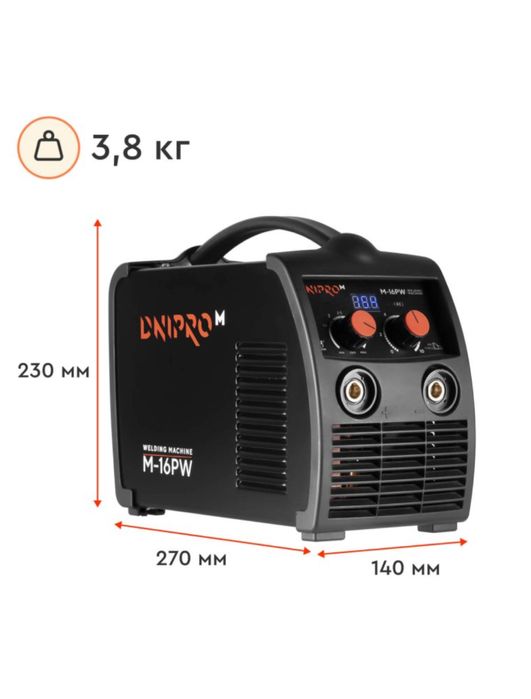 Зварювальний апарат IGBT Dnipro-M M-16PW (2021)