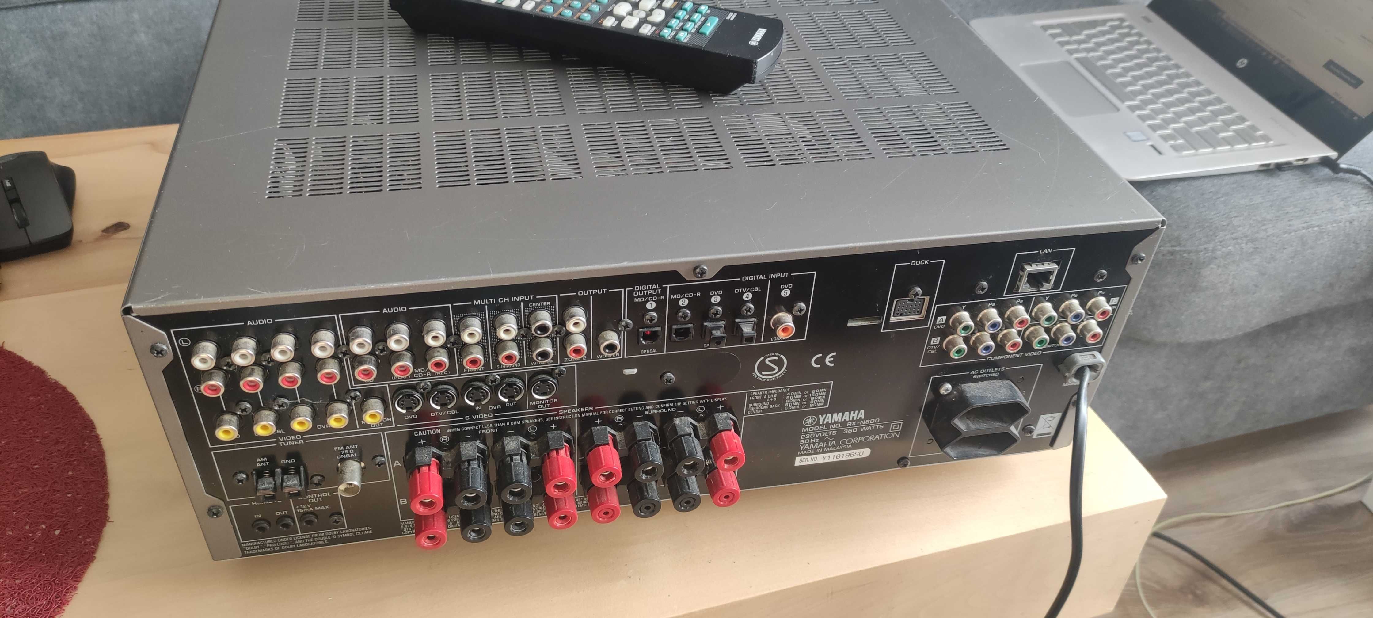 Amplituner 6.1 Yamaha RX-N600 / USB / 6x145 W / 12 kg