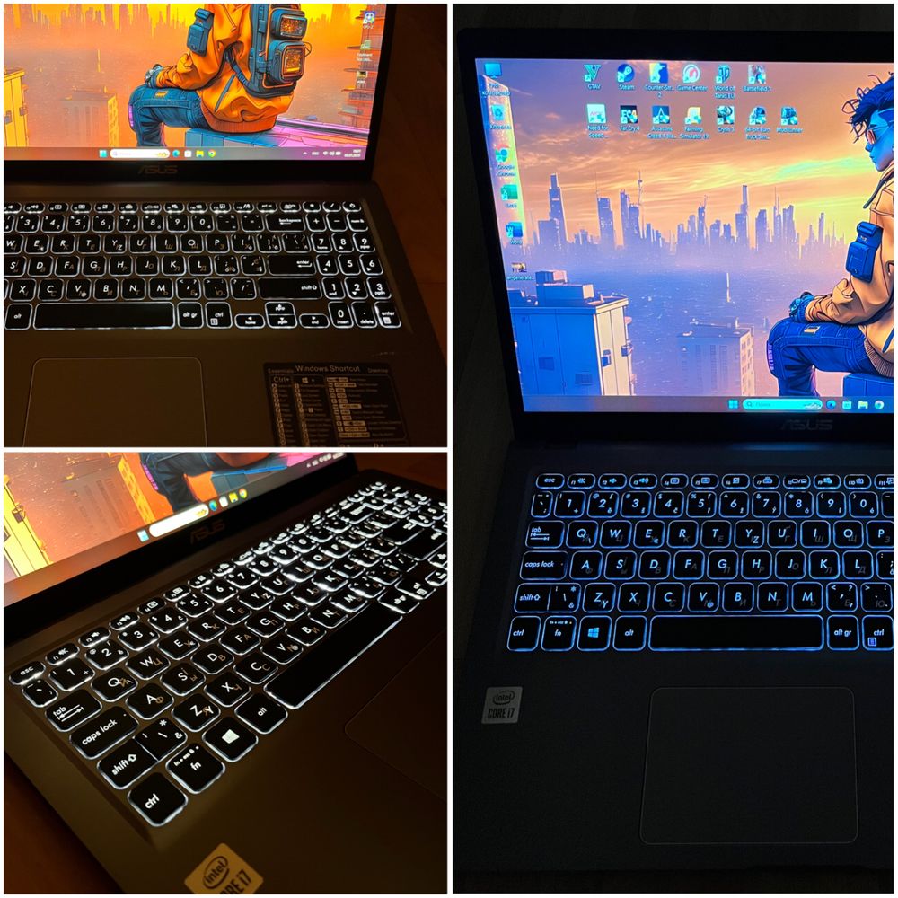 Мощный Asus + топовый Core i7 + IPS + девайсы + игры (есть видео)