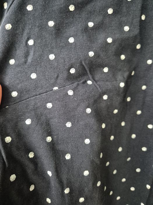 Bawełniana bluzka t-shirt ciazowy muszelki Esmara S używana