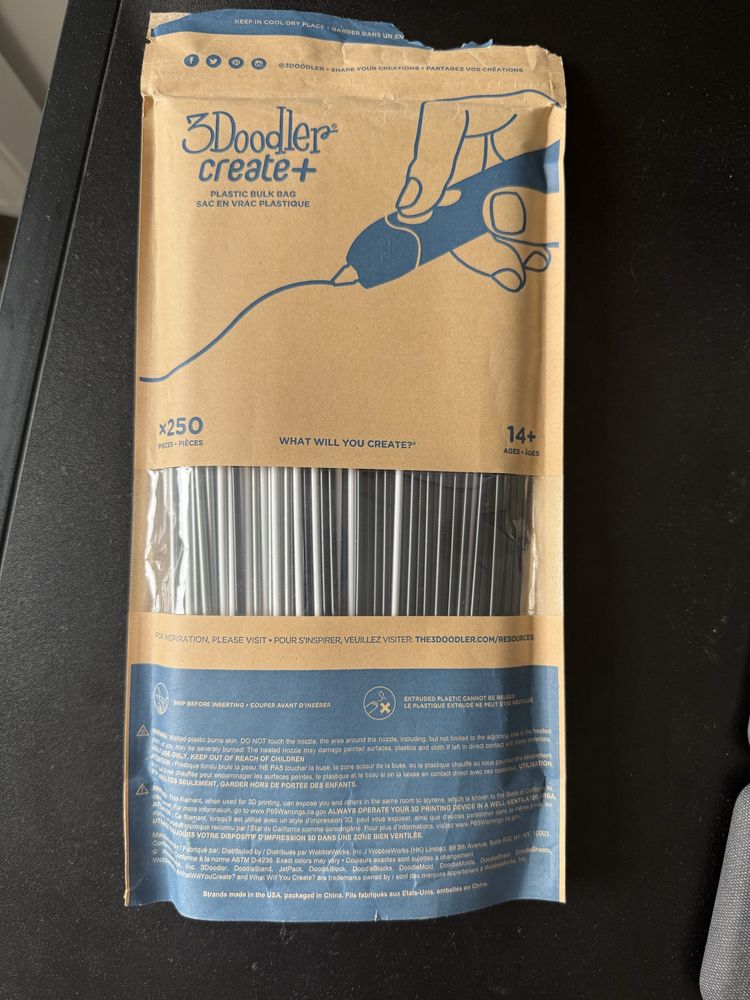 3Doodler Filament Create i Pro ABS 250 sztuk