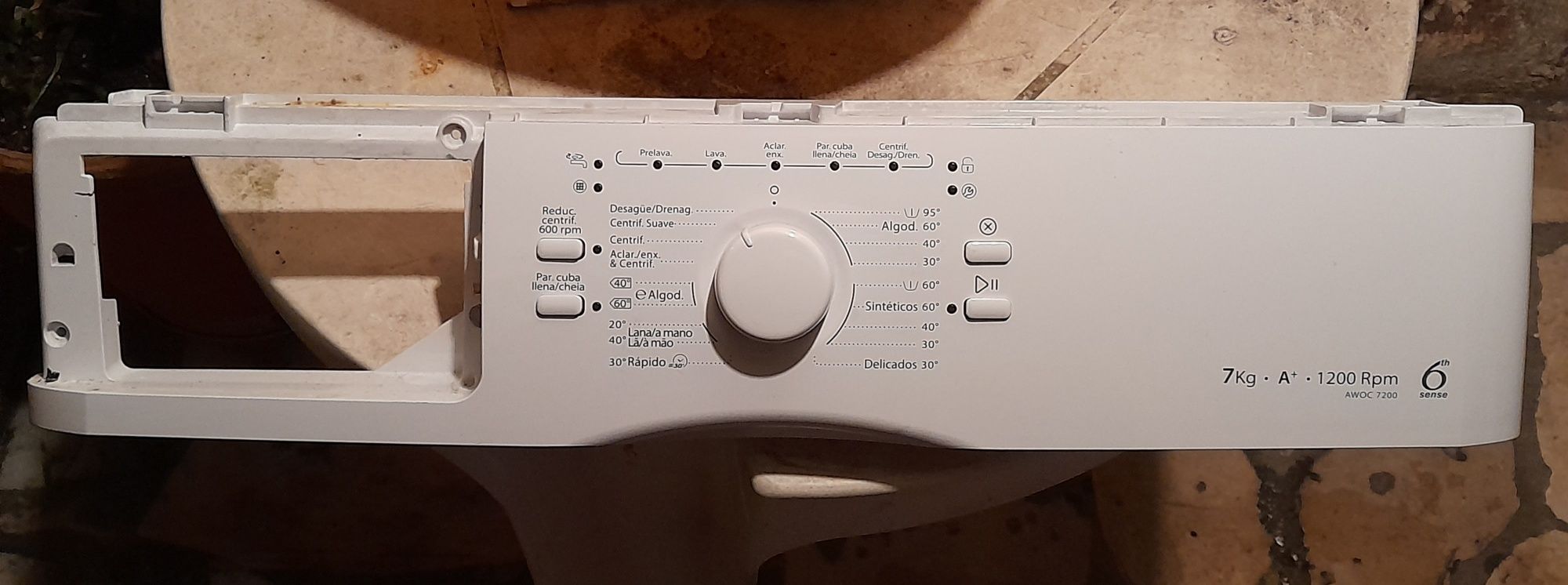 Painel de controle para maquina de lavar Whirlpool AWOC 7200