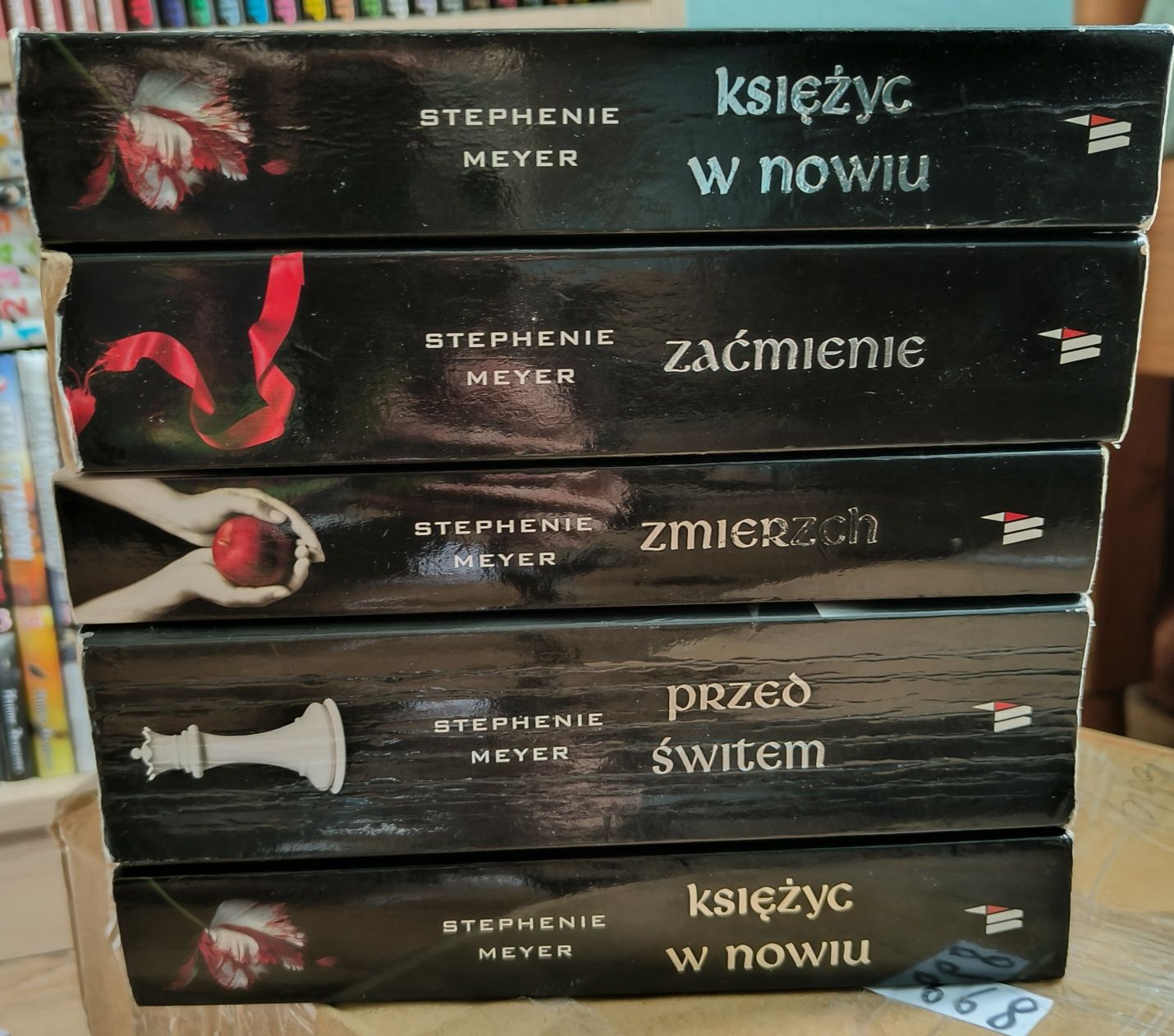 Książki zmierzch 5 tomów Stephenie Meyer