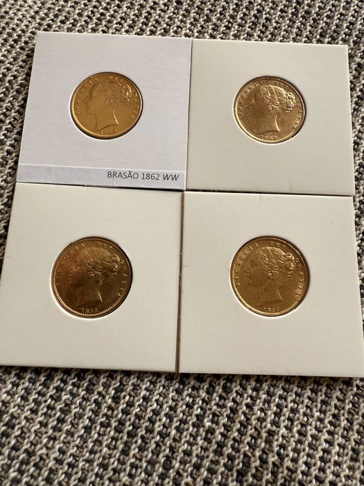 Moeda de Ouro Libra Brasão