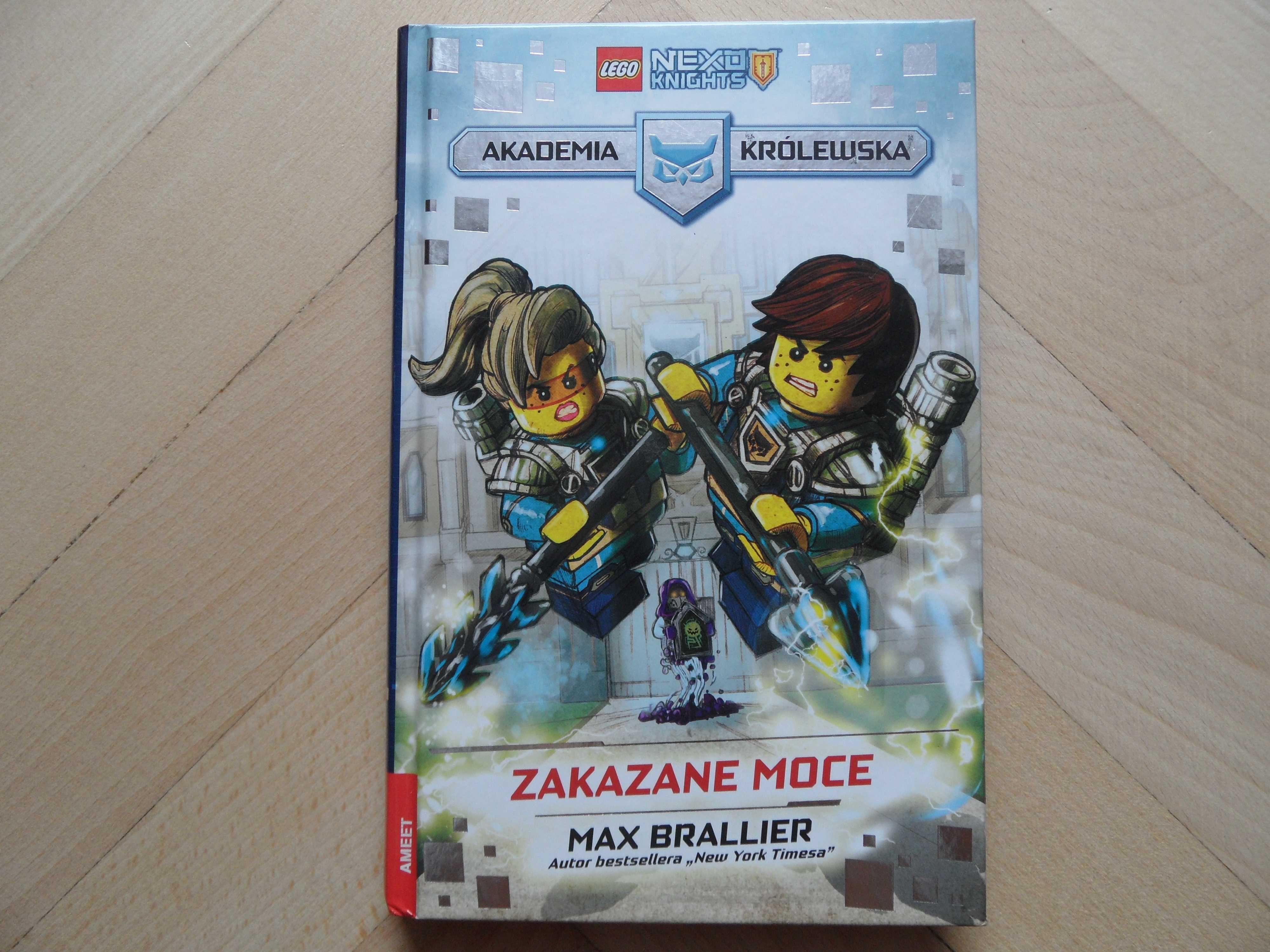 2x Książki Lego Nexo Knights - Obrońcy Królestwa, Zakazane Moce