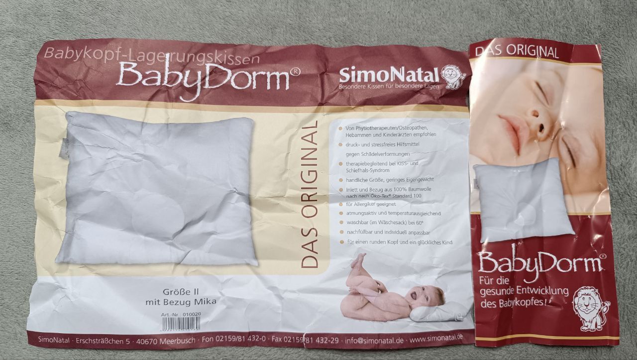 Подушка для новорожденных, для немовлят Baby Dorm Simo Natal