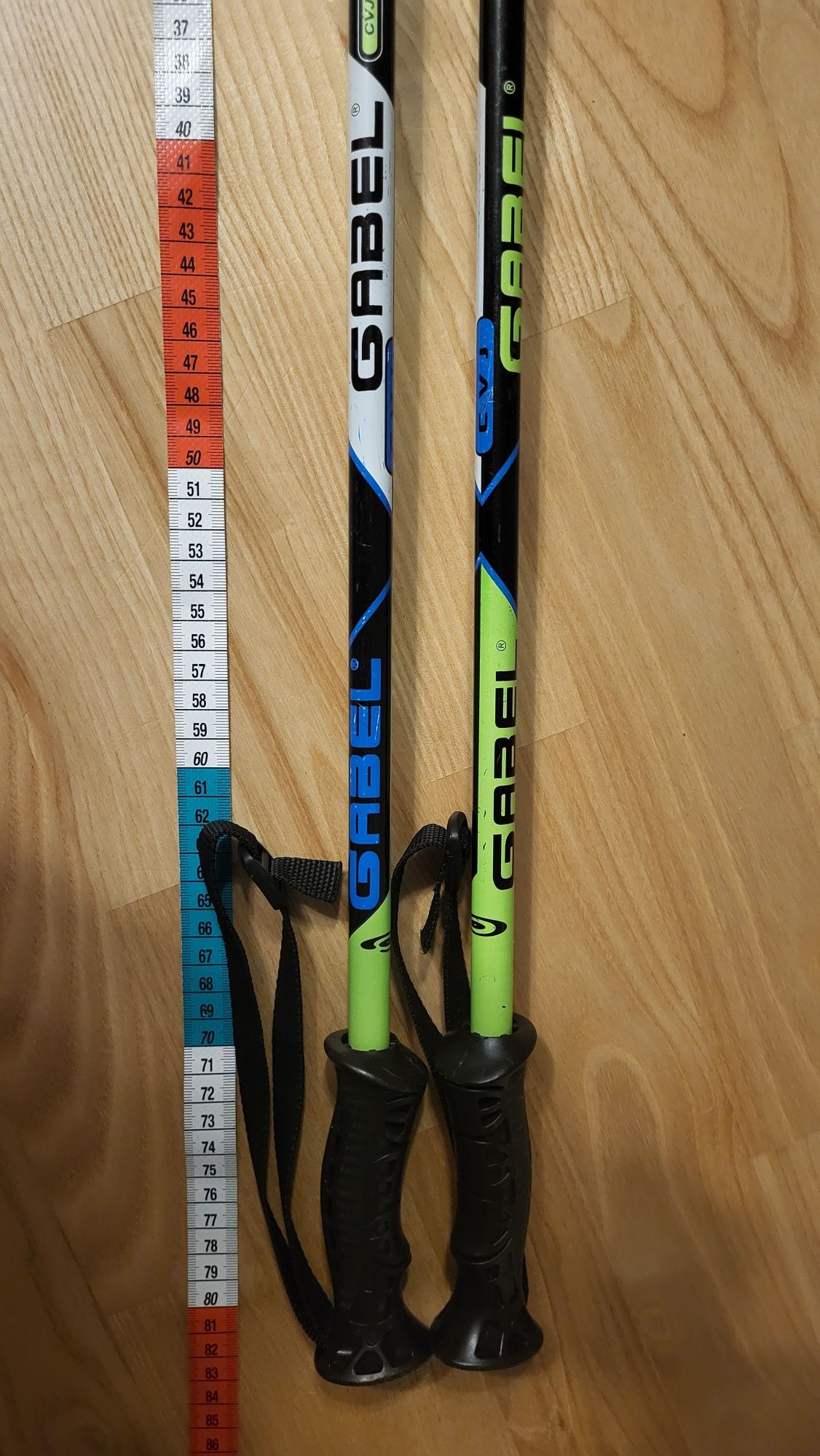 Kijki narciarskie dziecięce długość 80cm