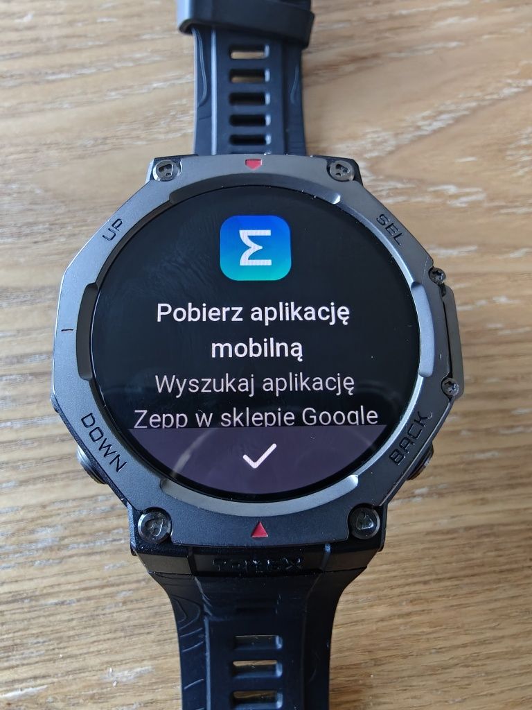 Amazfit T rex 3, smartwatch, jak nowy