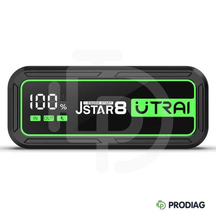 UTRAI Jstar 8 (3000А, 12В, 74 Вт/г) - пусковий зарядний пристрій