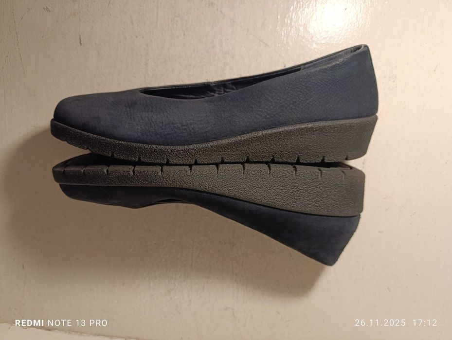 baleriny skórzane Ecco