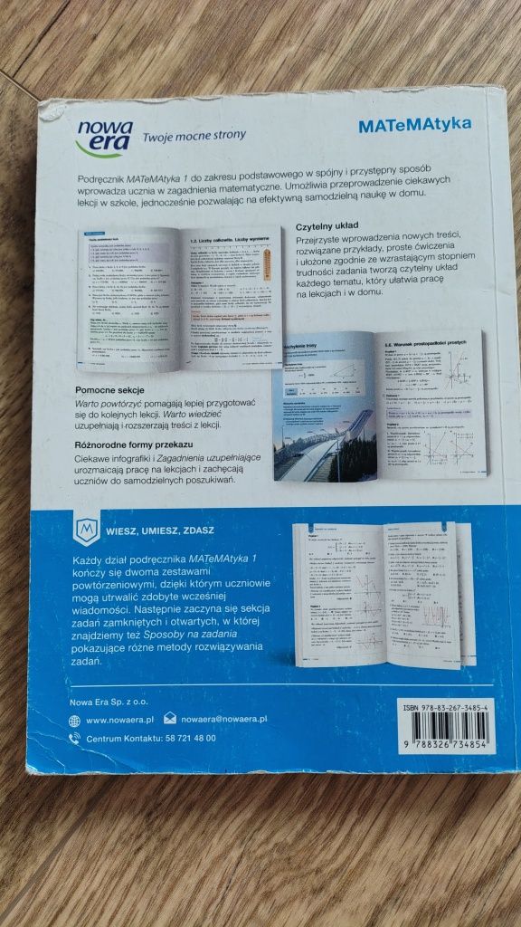 Książka do matematyki kl 1