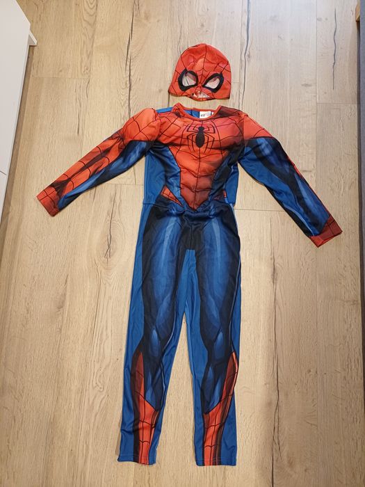 Strój na bal karnawałowy spiderman r. 122/128 H&M stan idealny