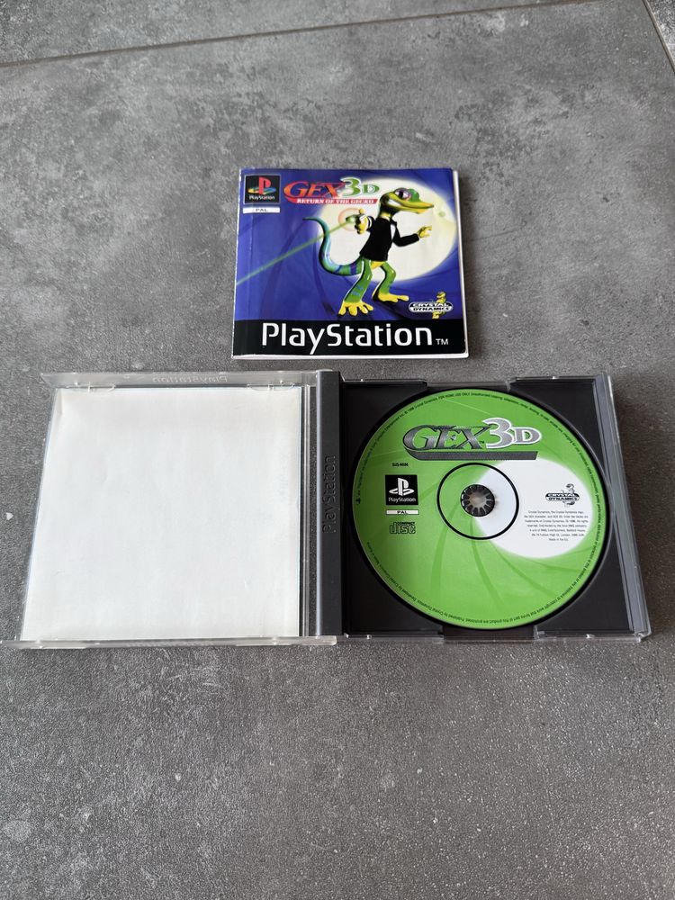 Ліцензія для Playstation 1 (PS1) Gex 3D Return of the Gecko