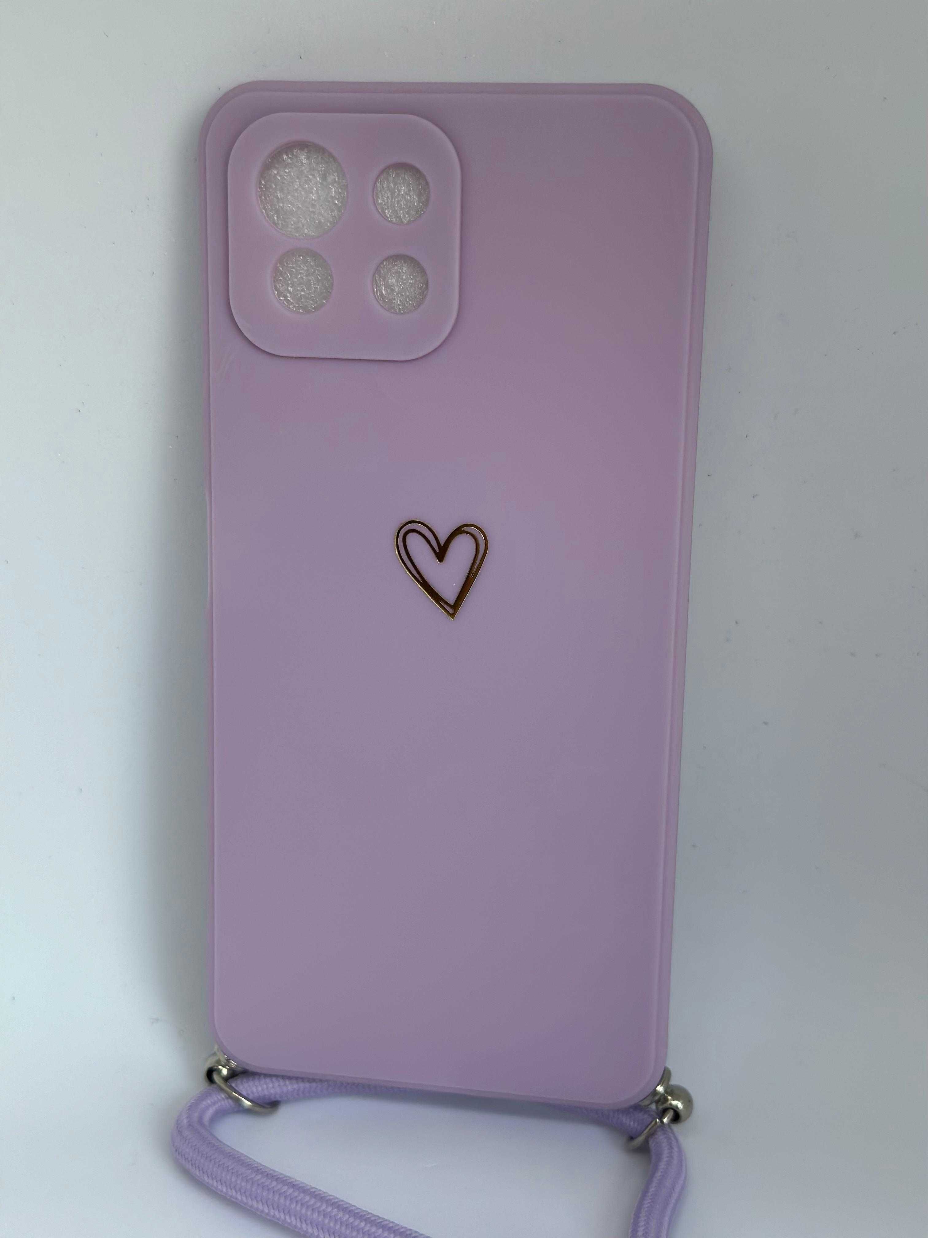 Obudowa Xiaomi Mi 11 Lite Etui Case Fioletowe + smycz kod 634