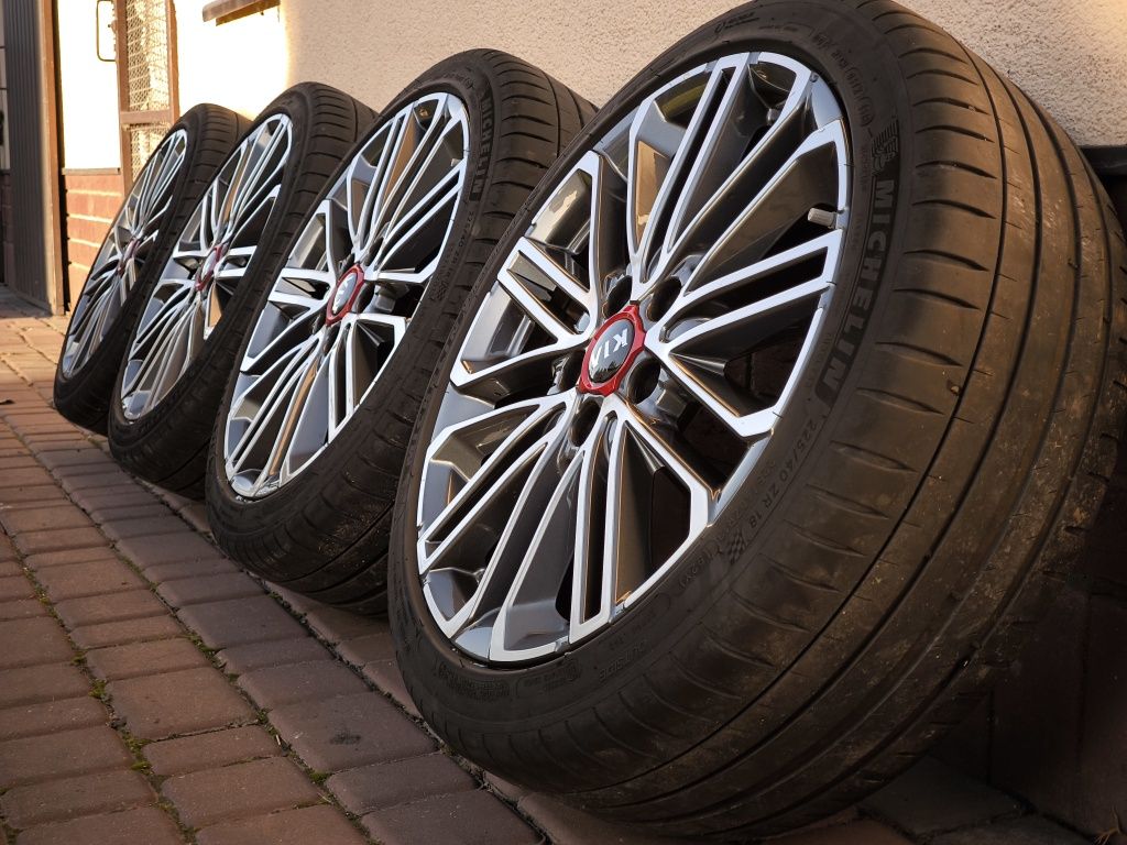 →Felgi+opony Kia ProCee'd GT 18x7,5 ET55 5x114,3 idealny stan Michelin