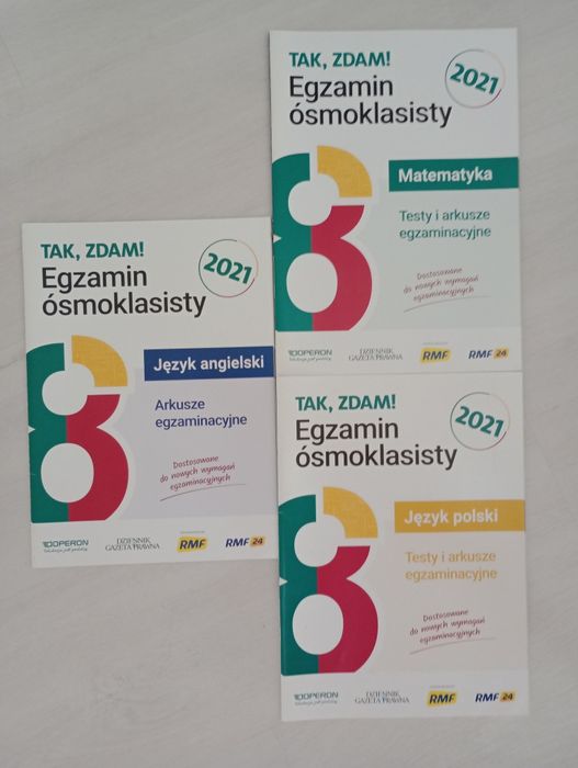 Zestaw arkuszy egzaminacyjnych dla ósmoklasisty