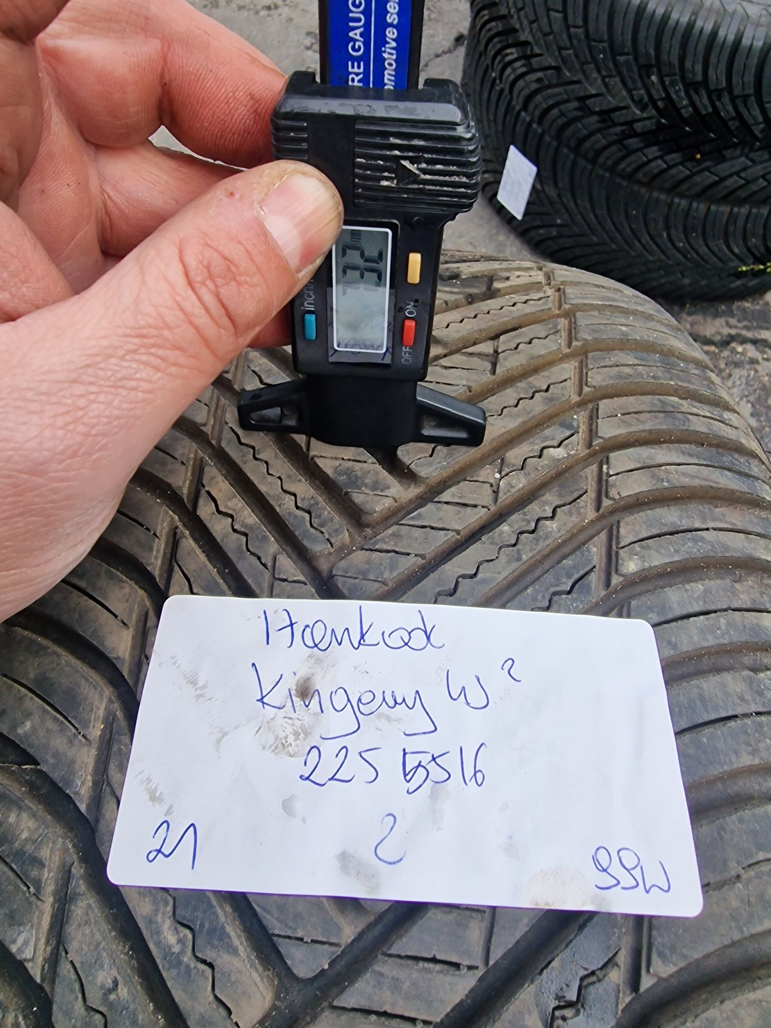 225/55/16 225/55R16 HANKOOK 2021 CAŁOROCZNE