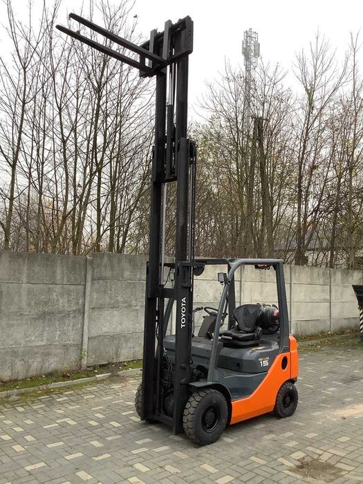 Toyota 8FGF15 LPG 1.5t, Triplex 4.3m, po przeglądzie, 2020r