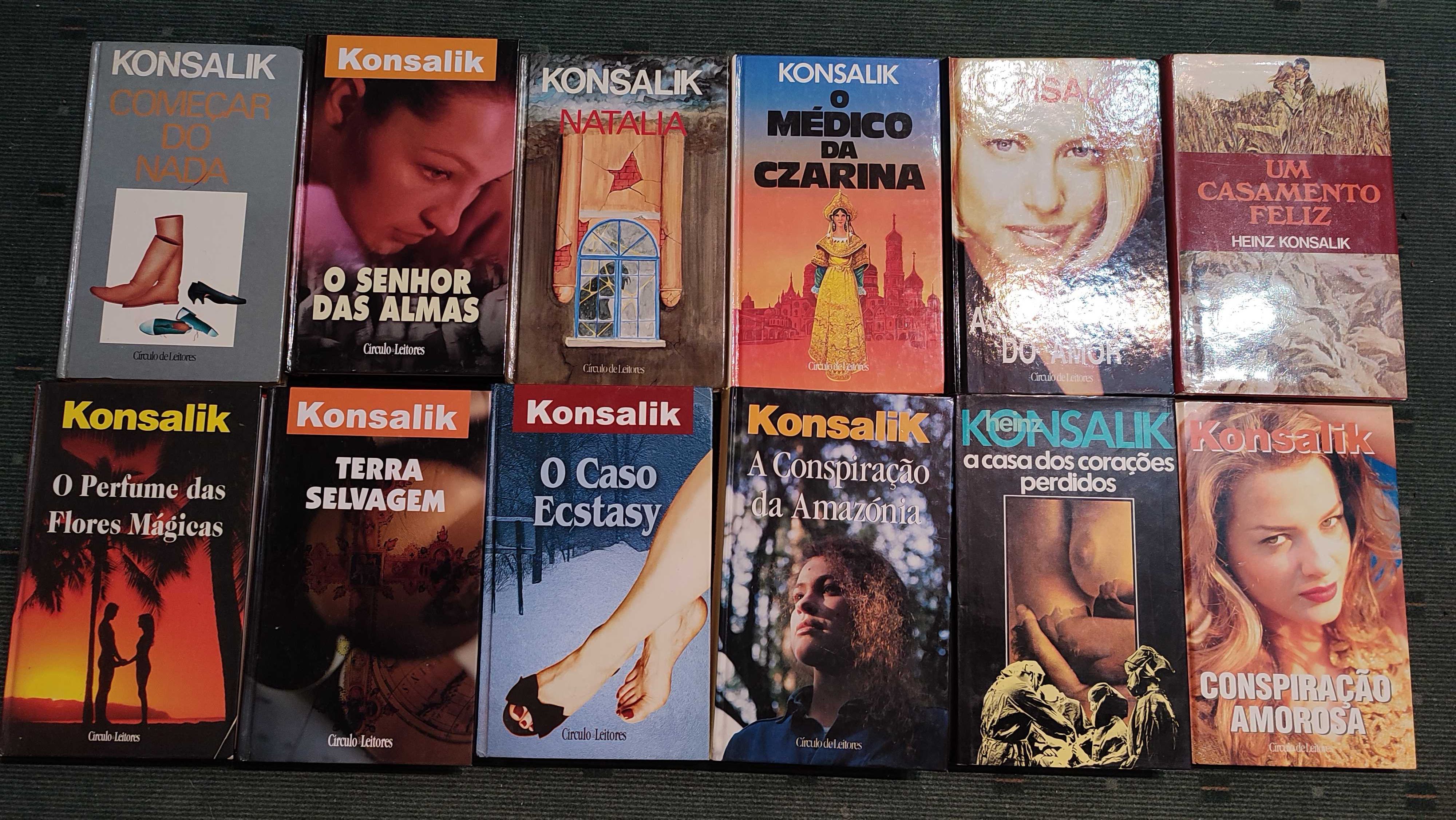 Lote de livros de Heinz Konsalik - Cada 2 €