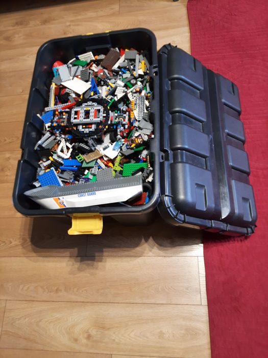 Klocki lego zestaw 30 kg + skrzynia
