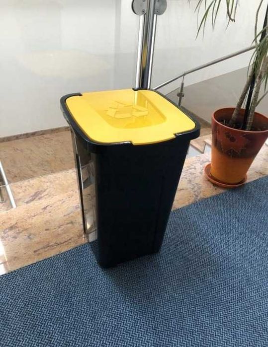 Kosze do segregacji odpadów 4x30L papier szkło plastik BIO XL
