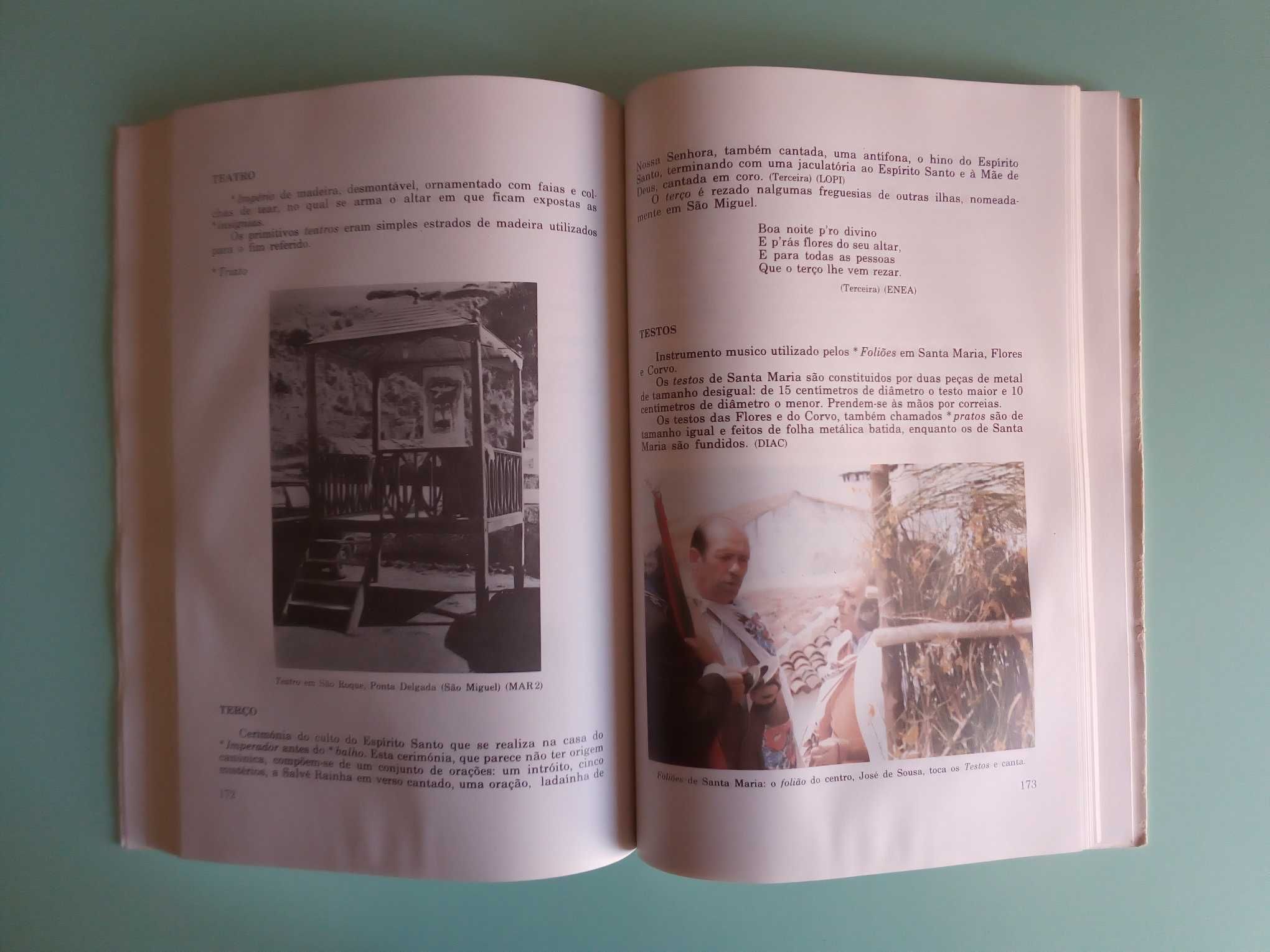 Livro "Roteiro lexical do Culto e Festas do Espírito Santo nos Açores"