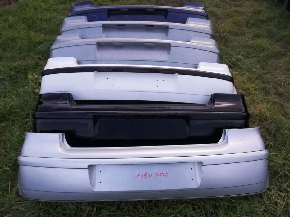 ZDERZAK TYŁ TYLNI POLO 9N 6Q IV FL 2002-2008 srebrny