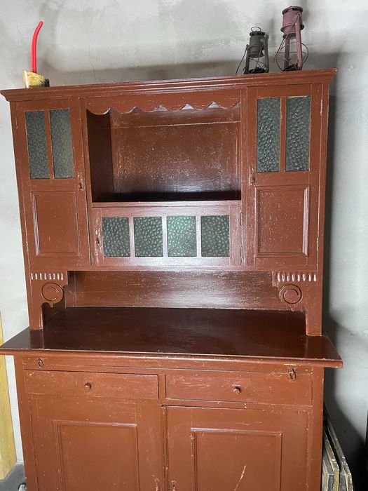 Kredens PRL komoda segment ludowszczyzna Vintage