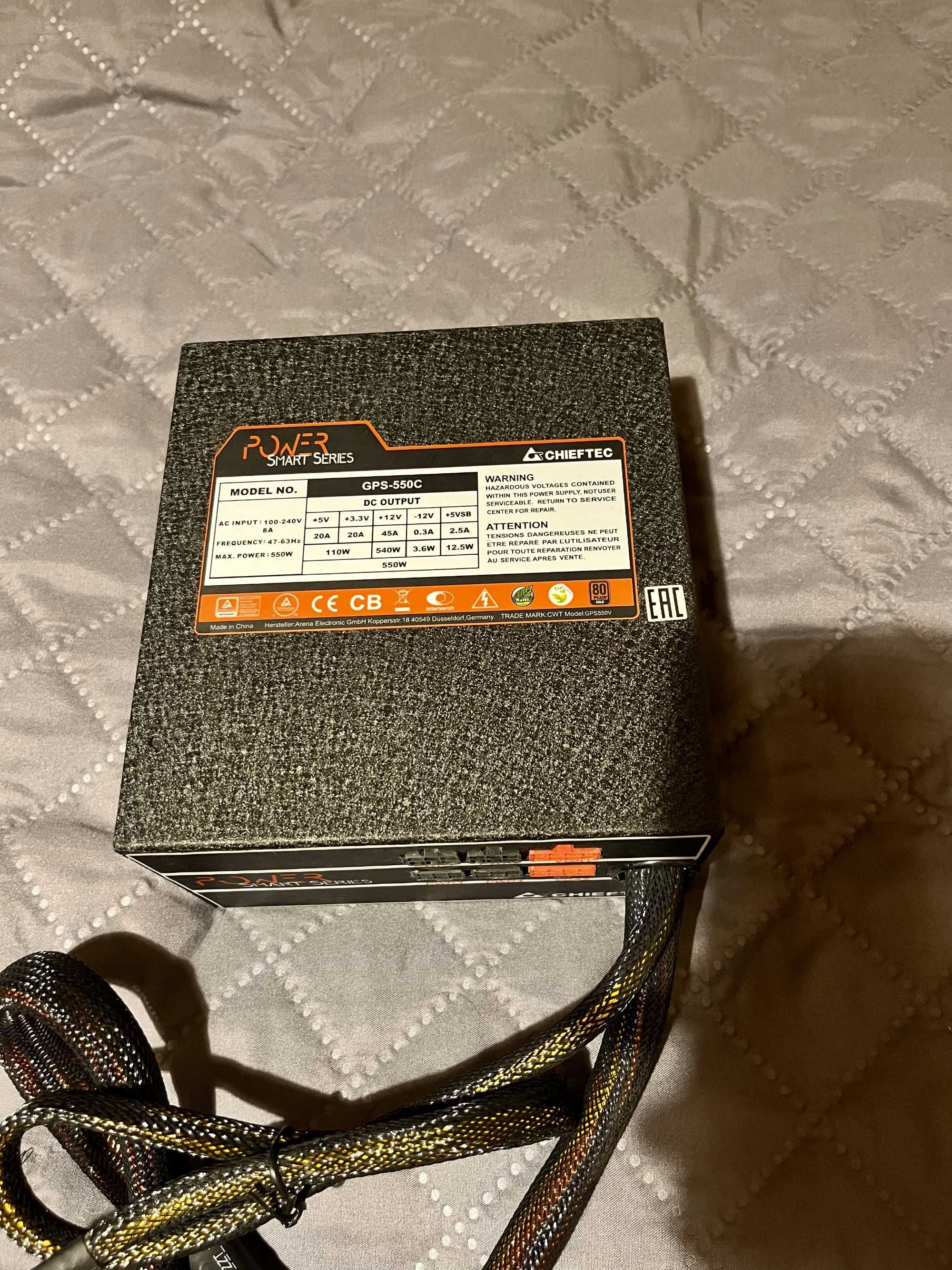 Zasilacz Chieftec gps-550c 550W 80 gold