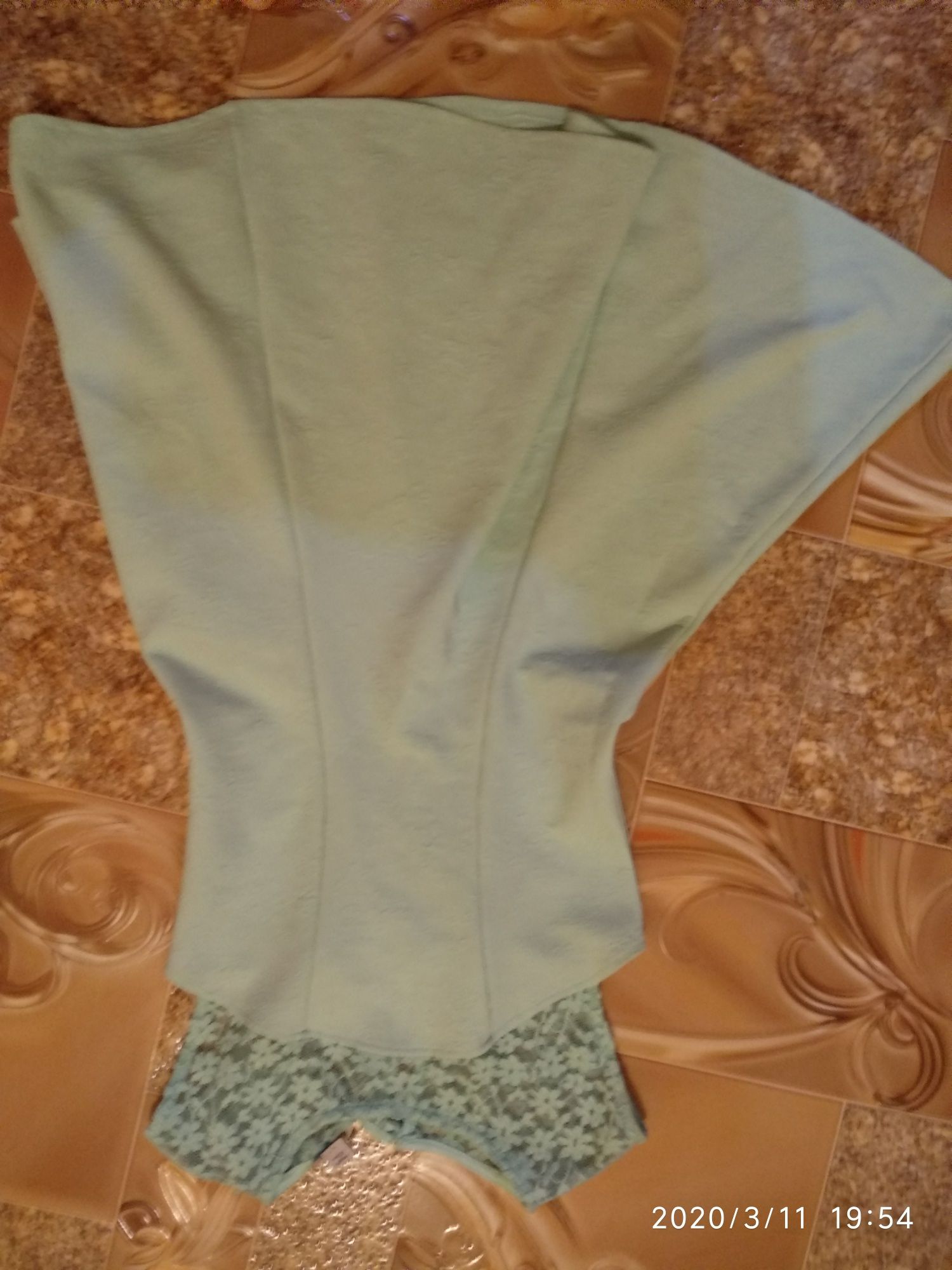 Пышная фатиновая юбка 27см, платье с пакетами и фатиновой юбкой