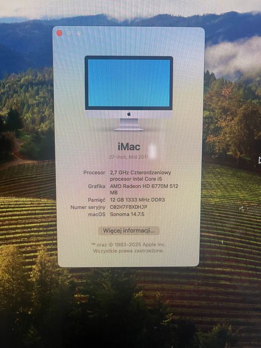 iMac 27’ po konfiguracji!