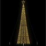 Choinka świąteczna LED 1534 diody LED Ciepła biel 500cm