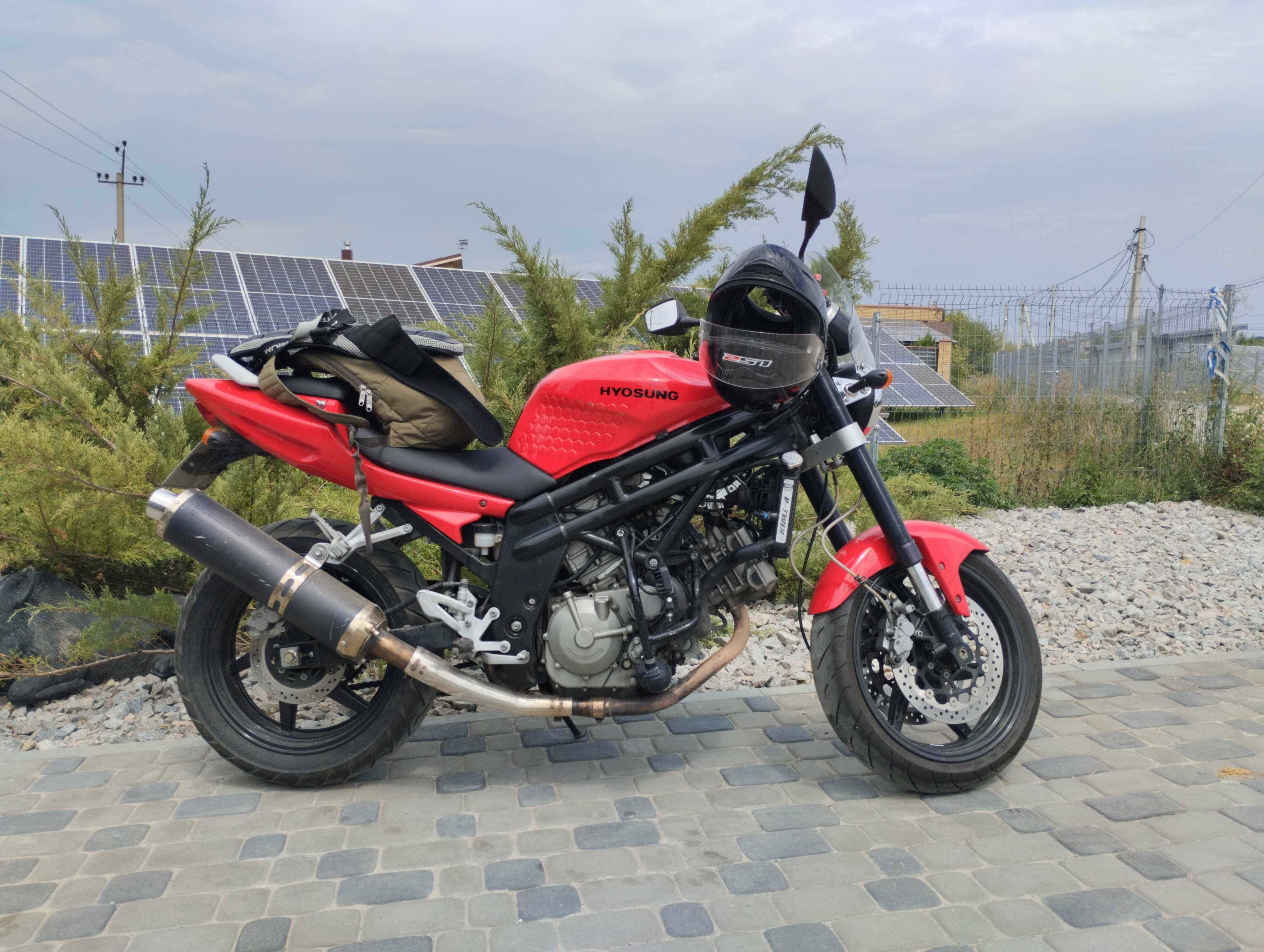 Hyosung GT650, не Suzuki SV650, Honda CB600
