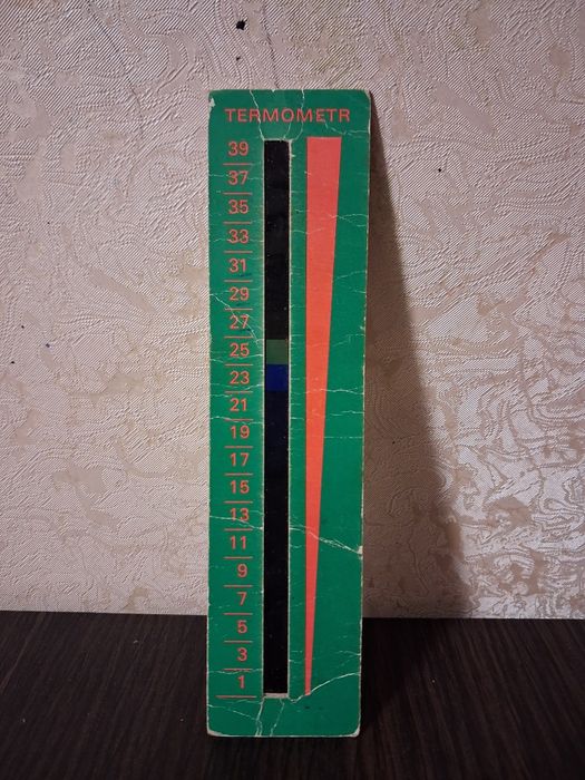 Термометр-полоска винтаж
