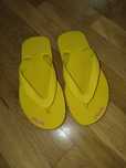 Flip Flop japonki piankowe żółte nowe M 19.5cm
