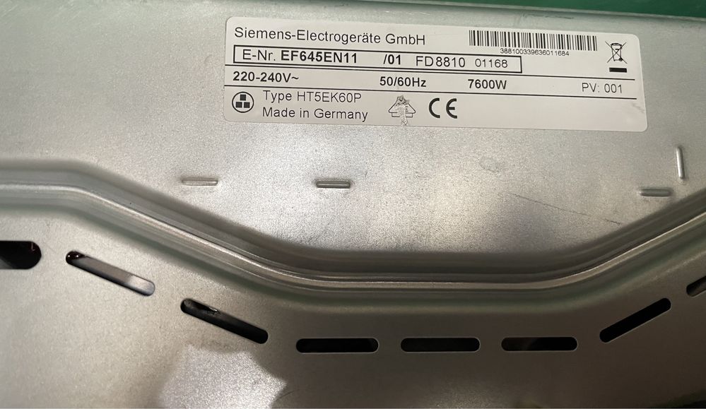 Варочна поверхность Siemens EF645EN11