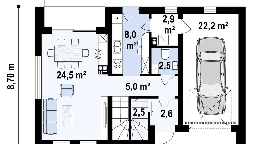 Przed sprzedaż dom ekologiczny szkieletowy
