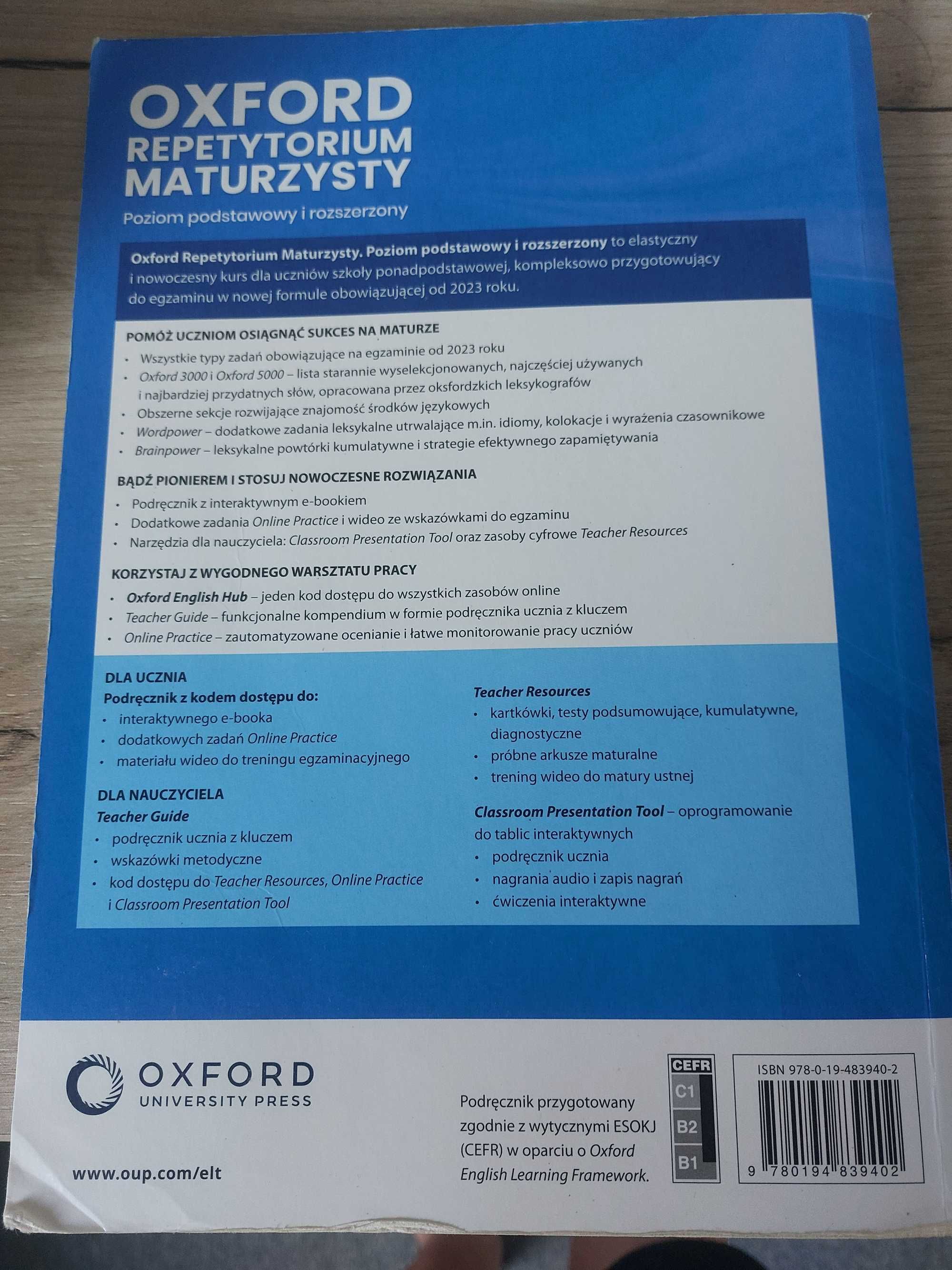 Oxford Repetytorium Maturzysty