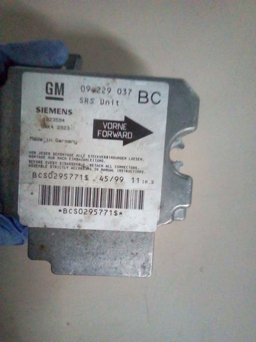 Centralina De Airbags Opel Astra G Combi (T98)
