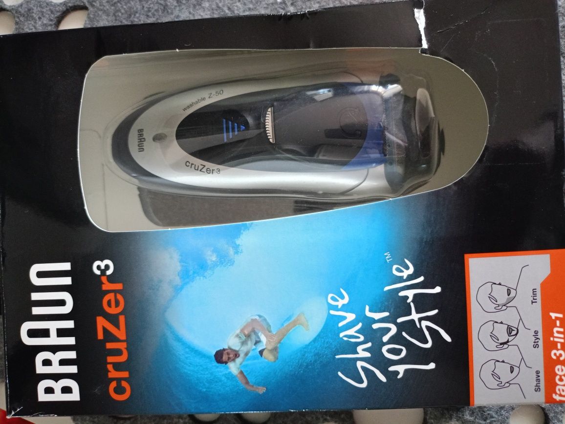 Braun CruZer3 Maszynka do włosów/ Golarka 3 w 1
