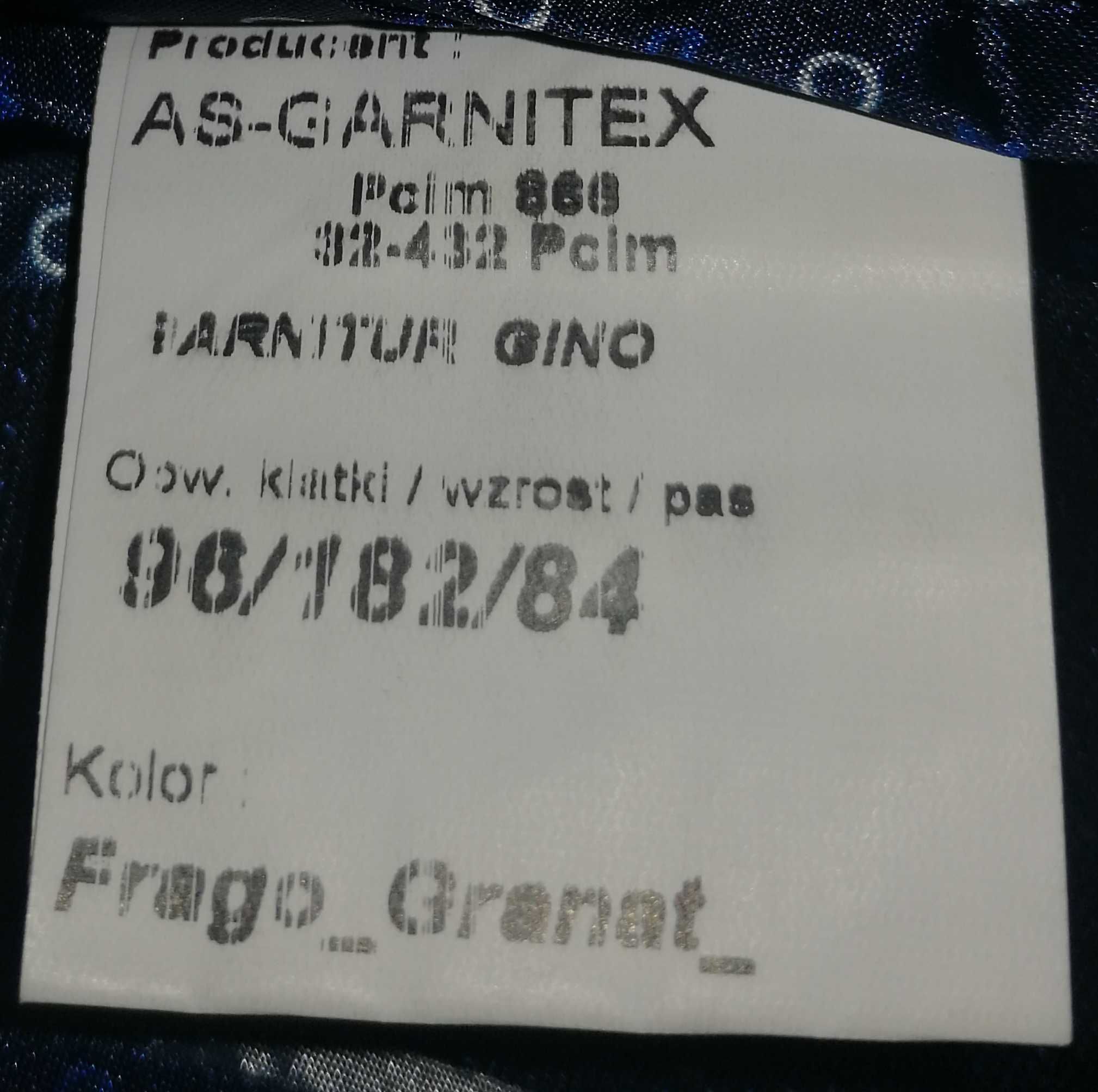 Garnitur męski 182cm
