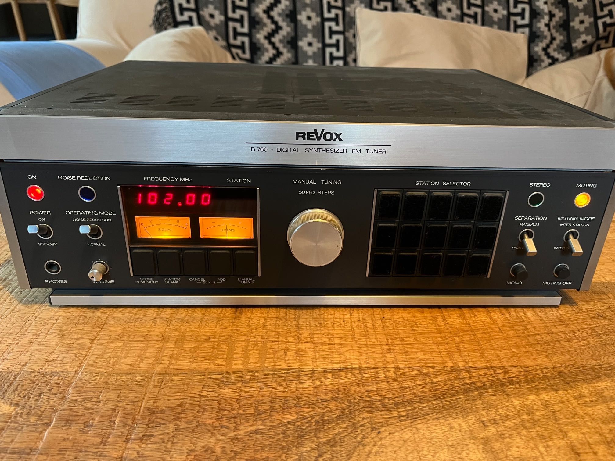 Tuner FM Revox B760 vintage unikat!