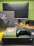 Konsola Xbox One X czarna komplet pudełko